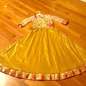 Stitched and styled Girl party gown dress